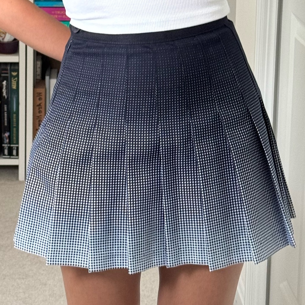 American Apparel Pleated Ombré Skirt